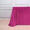 FUCHSIA Sequined 90x156" RECTANGLE TABLECLOTH Designer Wedding Party Linens